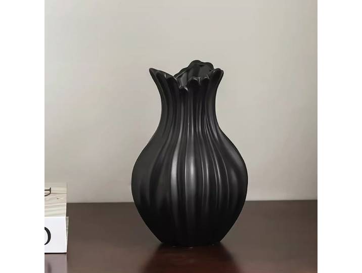 Vases d'hôtel pour balcon, salon, simplicité esthétique, vases d'hébergement, ornement en céramique, décoration intérieure, Vaso MH40HP