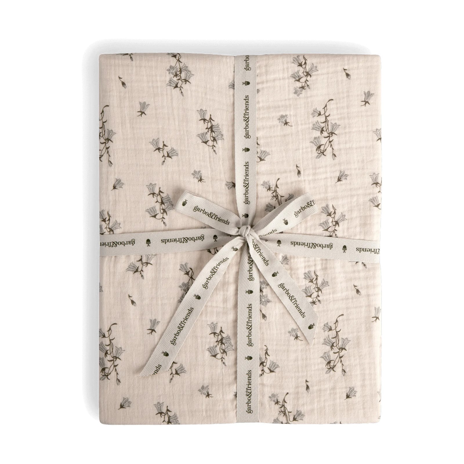 Garbo&Friends Bluebell Muslin hoeslaken voor baby's B/D/H: 120 x 60 x 20 cm