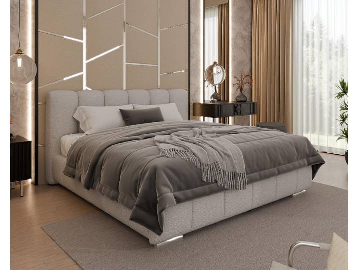Polsterbett \ ZAIRA\ – Modernes Design, verschiedene Farben & Größen - ohne matratze