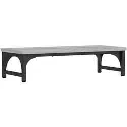 vidaXL Monitorständer Grau Sonoma 55x23x14 cm Holzwerkstoff
