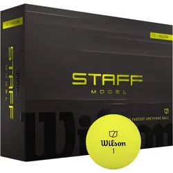 Wilson Golfbälle Staff Model - 12er Pack, gelb