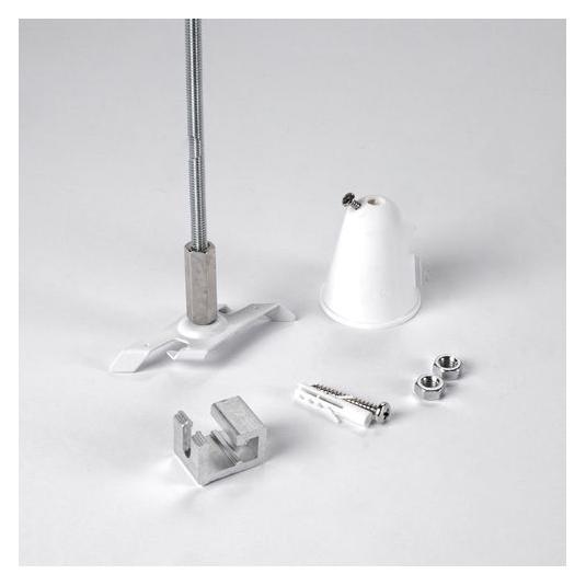 Powergear 3PH STANGEN-AUFHÄNGUNG EZCLICK, Weiss (PRO-EZ0447-W)