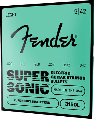 Fender 3150L Pure Nkl Bullet End 9-42