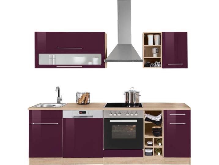 KOCHSTATION KS-Eton ohne E-Geräte, Breite 240 cm