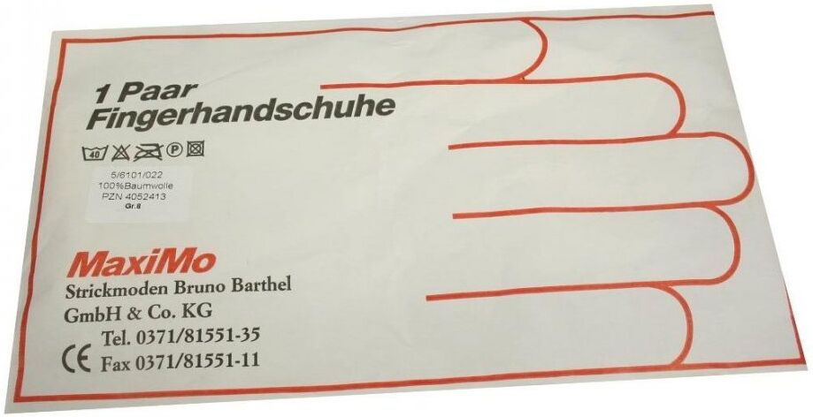 Handschuhe Strick Baumwolle Größe 8 dünn