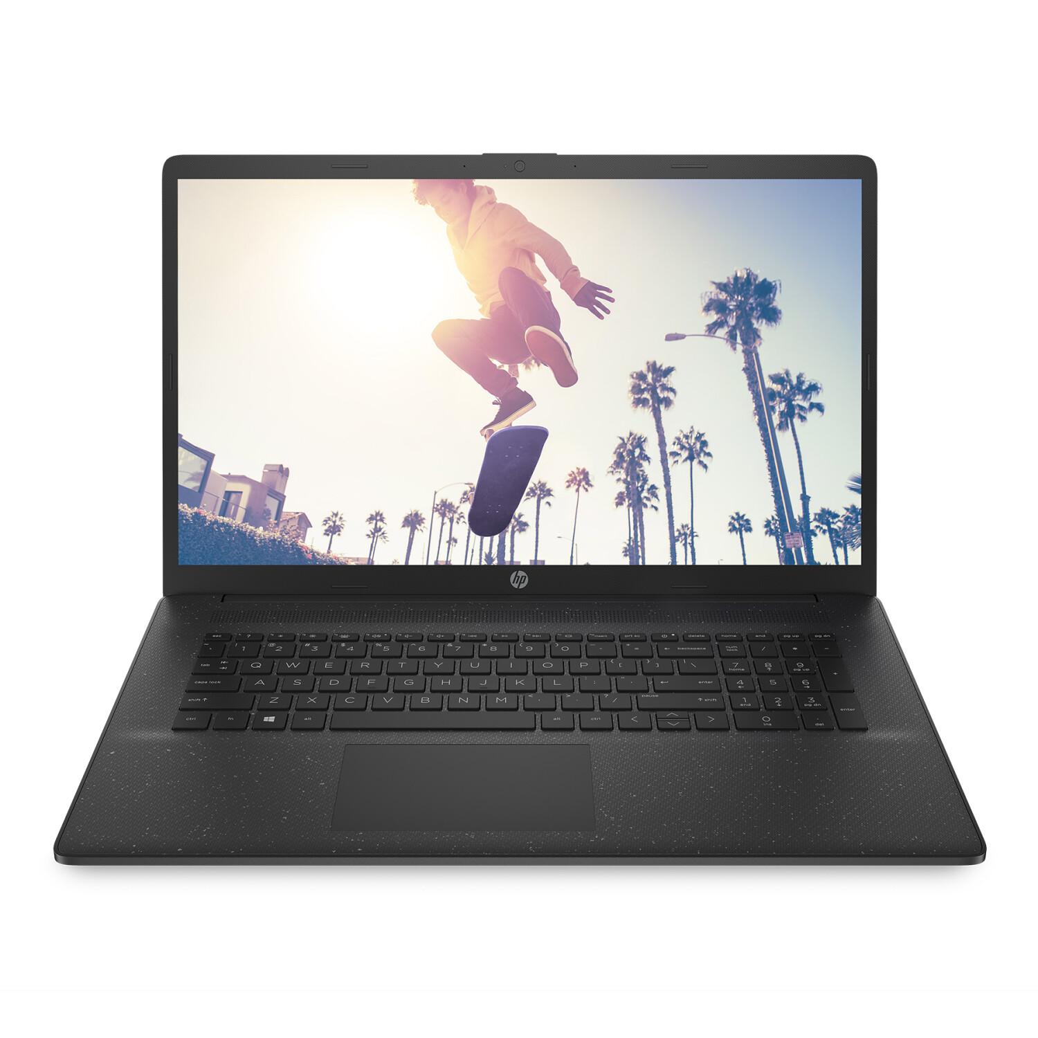 HP 17 - Schwarz - 17,3" FHD - N200 - 8GB RAM - 256GB SSD - Windows 11 Pro