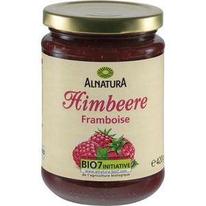Alnatura Fruchtaufstrich Himbeere, BIO, vegan, 55% Fruchtgehalt, im Glas, 420 g