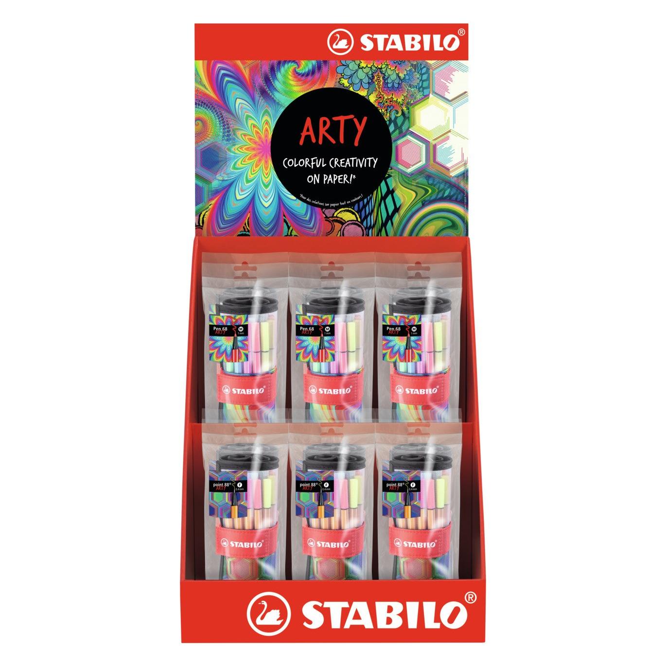 Stabilo Rollersets Mix 12er Display (12x) (25/26-06-1)