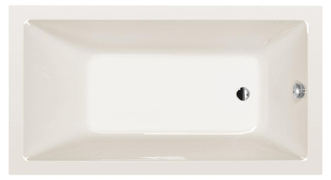 Polysan NOEMI Rechteckwanne 160x80x39cm, Ivory