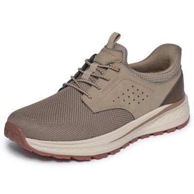 Slip-On Sneaker SKECHERS "SLADE ULTRA-COLORADO", Herren, Gr. 40, taupe, Lederimitat, Textil, Schuhe, Schlupfschuh, Freizeitsneaker mit Gummizug und Slip ins-Funktion