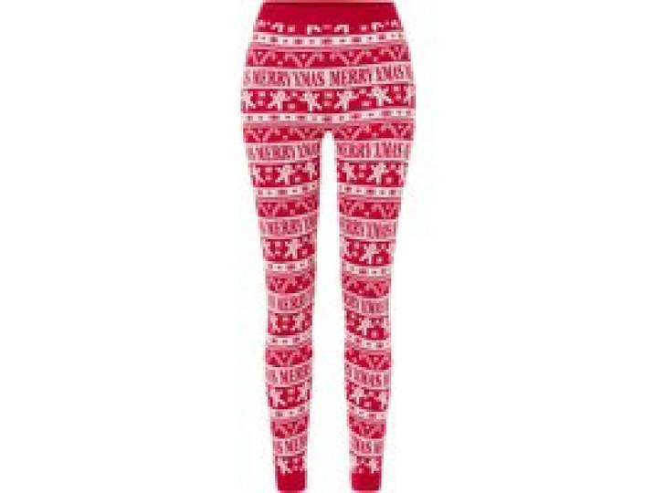 ESMARA® Legging motif Noël femme (rouge)