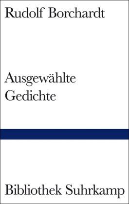 Rudolf Borchardt - Ausgewählte Gedichte. - Preis vom 19.10.2026 19:33:35 h