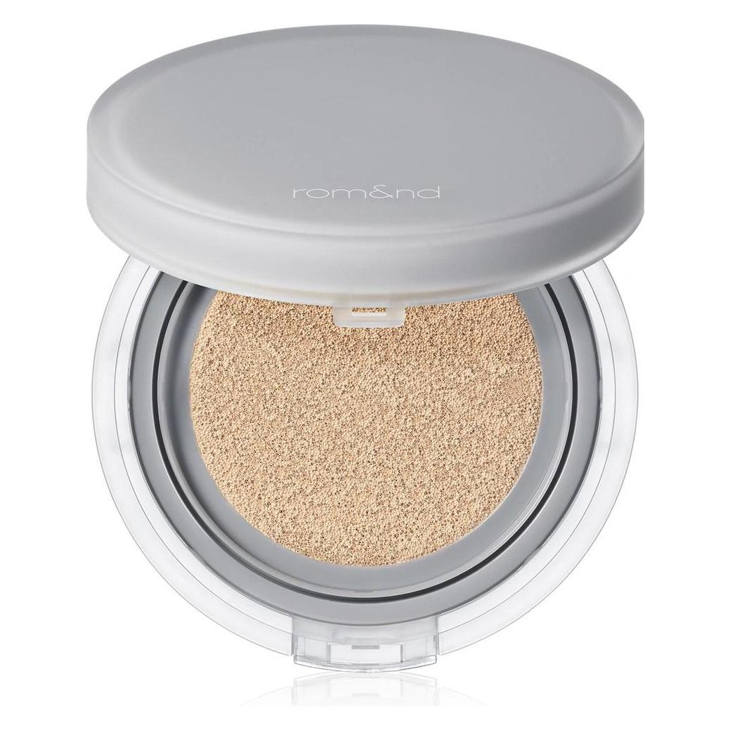 Rom&Nd Nu Zero Cushion Long Lasting High Coverage Semi Matte Finish 03 Natural 21 - Korean Cushion F (03 natural21, Natural 21) (8809625244798)