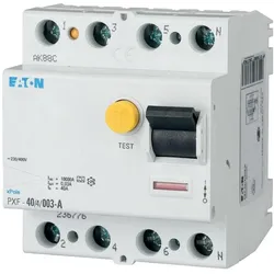 Eaton, Schutzschalter, FI Schutzschalter