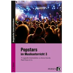Popstars im Musikunterricht 3, Schulbücher von Barbara Jaglarz, Georg Bemmerlein