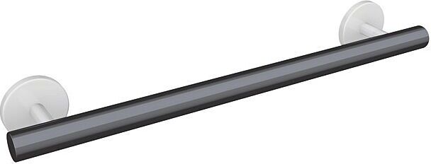 Hewi System 800 K Haltegriff 950.36.1109992 reinweiß, Kunststoff, Außenmaß 400 mm, Griff anthrazitgrau