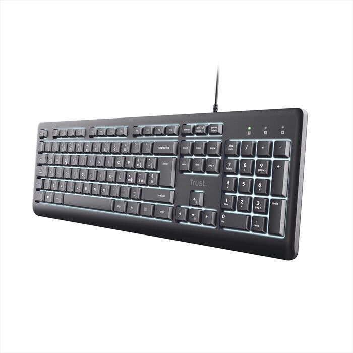 Trust Tastiera Illuminata Primo-black/led