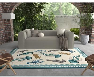 Stonely Sealife Handmade Rug by Havenside Home