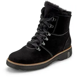 Schnür-Stiefelette Hitomi Waldläufer schwarz, 37