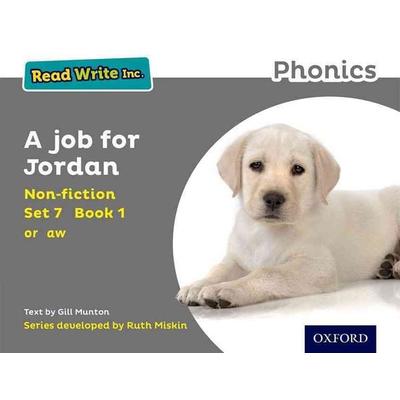 Read Write Inc. Phonics: A Job for Jordan (Grey Set 7 Non-fiction 1), Taschenbuch von Gill Munton, Oxford University Press, 978-0-19-837384-1