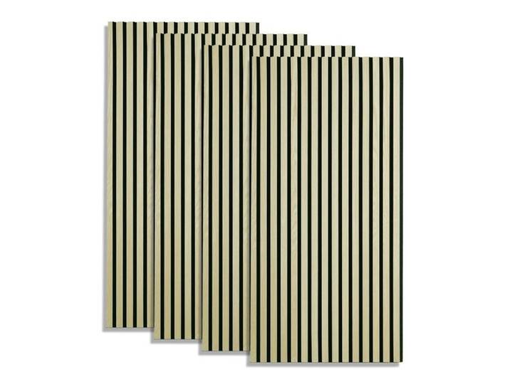 4 Panneaux muraux 60x120 bois crème acoustiques