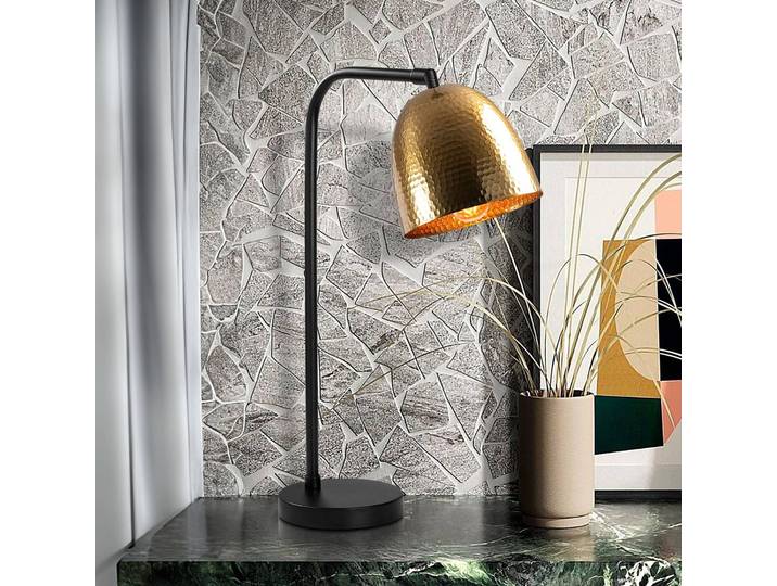 Tischlampe Tattoo 5031 Opviq, bronze / altmessing, für Wohn- / Esszimmer, Metall, Tischlampe