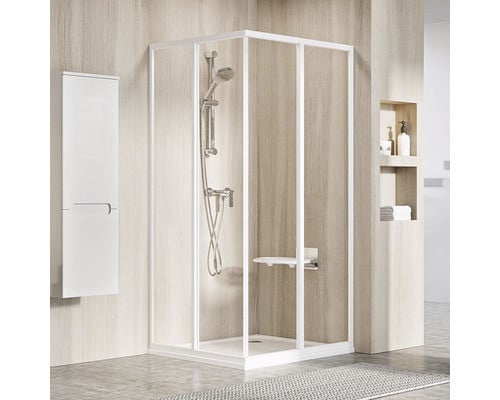 RAVAK Zijpaneel voor douchecabine SRV2-75, Wit + Transparant