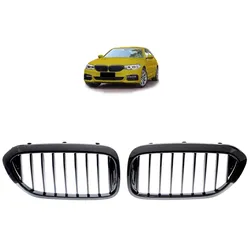 Kühlergrill  Doppelsteg hochglanz Schwarz passt passend für BMW 5er G30 G31 2016-2020