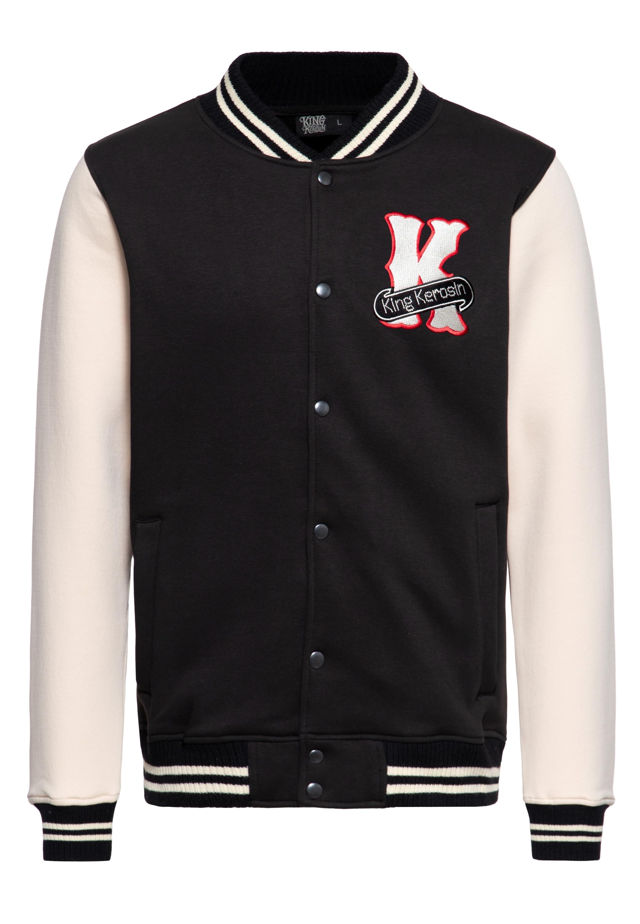 King Kerosin Herren College Jacke Speed Kings