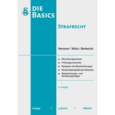 Basics Strafrecht, Paperback von Karl-Edmund Hemmer,Achim Wüst,Bernd Berberich, Hemmer/Wüst