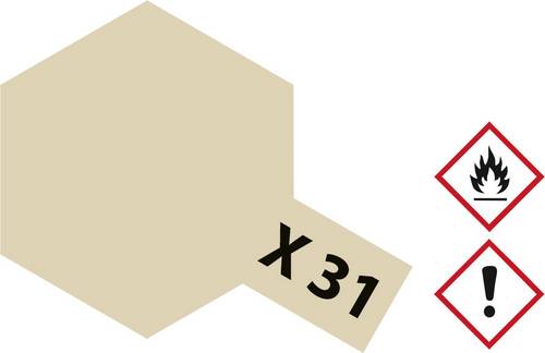 Tamiya Acrylfarbe Titanium-Gold (glänzend) X-31 Glasbehälter 23ml