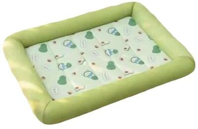 Fusion Finds Cooling Pet Bed For Dogs & Cats Breathable Cooling Dog Bed Waterproof Pet Cooling Mat green xl