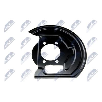 NTY Spritzblech, Bremsscheibe HTO-NS-004 Vorderachse links für NISSAN