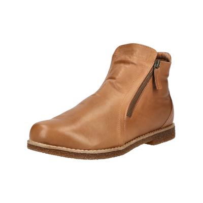 Stiefelette ANDREA CONTI "Andrea Conti Stiefelette Leder", Damen, Gr. 40, Textil, braun, Leder, Schuhe Stiefelette