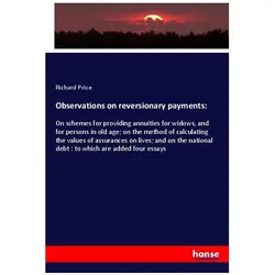 Observations on reversionary payments:, Fachbücher von Richard Price