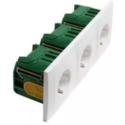 Peha Dreifach Steckdose SCHUKO H 11.6613/673.02 WN