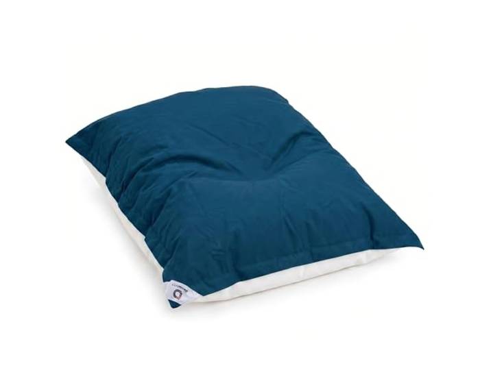 Riesen Sitzsack Outdoor XXL 180x140cm Schwimmend Pool Wetterfest - Garten Sitzsack Wasserdicht mit Bezug abnehmbar - 450L EPS Perlen Füllung - Petrolblau - Deco Arts