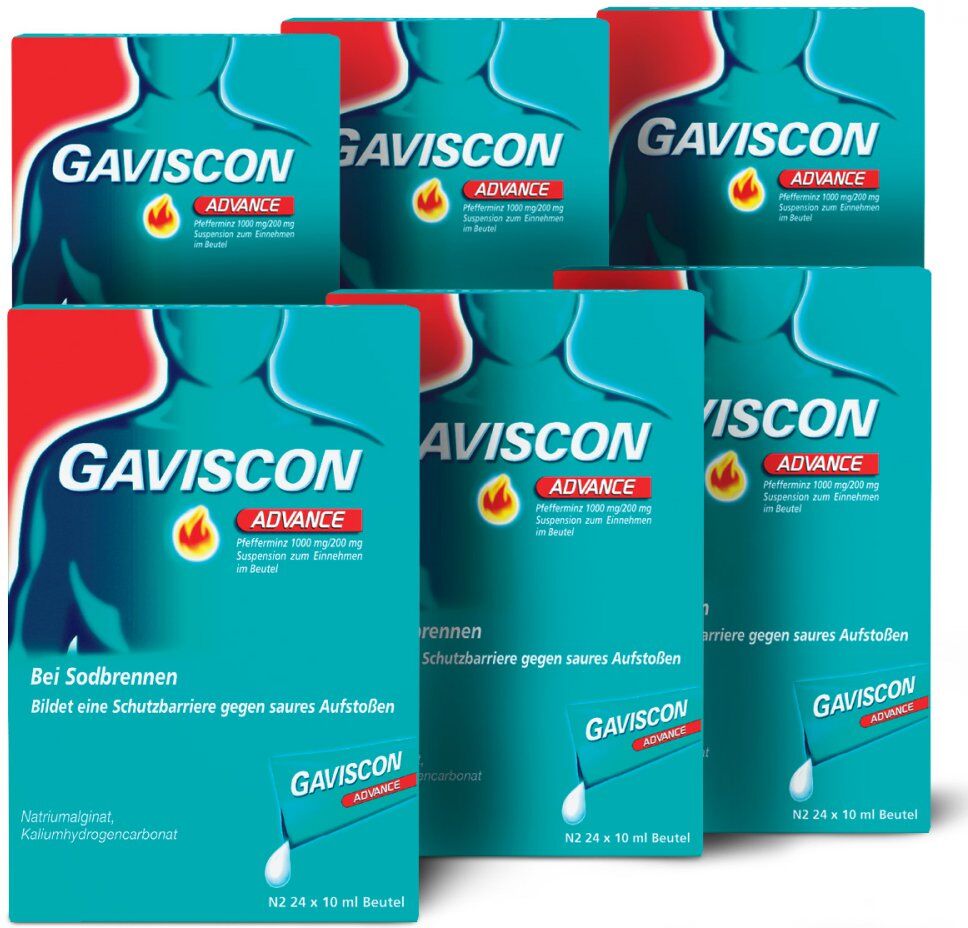 Gaviscon Advance Pfefferminz 1000mg/200mg Dosierbeutel