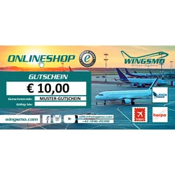 Geschenkgutschein €10,00 - WINGSMO