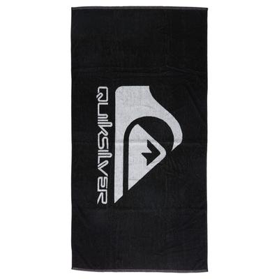 Badeponcho QUIKSILVER "Salty Trims", Herren, schwarz, Obermaterial: 100% Baumwolle., Hausmäntel