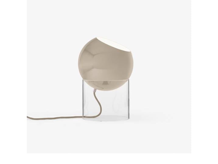 lampe de table Topan VP13 gris-beige E27 - &Tradition - Salon / séjour - Design - Aluminium - À ampoule unique