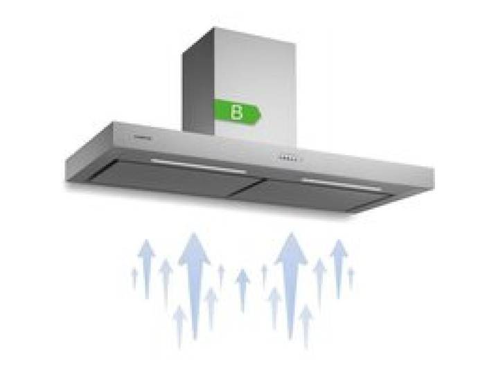 Klarstein Hotte aspirante Limelight Hotte murale 120 cm 546 m³/h tactile