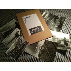 WASHI B  B&W printing paper on Bamboo base 13x18cm 12 Blatt