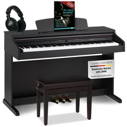 Classic Cantabile DP-50 RH E-Piano Rosenholz Set