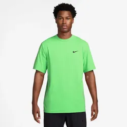 NIKE UV Hyverse Dri-FIT kurzarm Fitnessshirt Herren 398 - green strike/black L