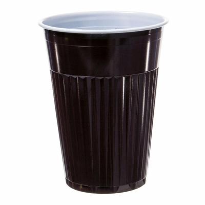 VEPATIM 100x Automatenbecher Thermobecher Heißgetränkebecher braun/weiß 180ml