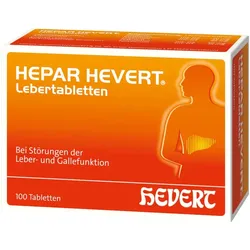 HEPAR HEVERT Lebertabletten 100 St Tabletten