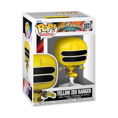 Funko Pop! Power Rangers Zeo Ranger Yellow Vinyl Verzamelfiguur, Geel, 9 cm