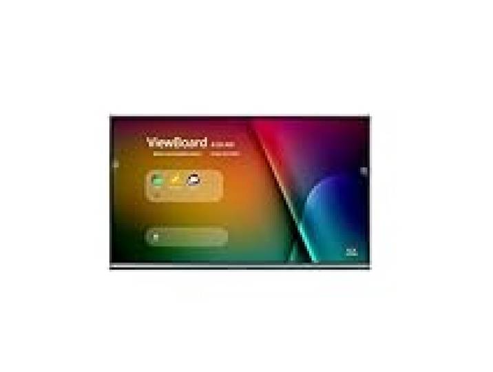 ViewSonic Ecran 75' LFD Interact 4K UHD 20Pts ViewBoard® 16:9 64Go 450nit 8ms 1200:1 178/178 3xHDMI 6xUSB-A USB Type-C 3xHp IFP7550-5F