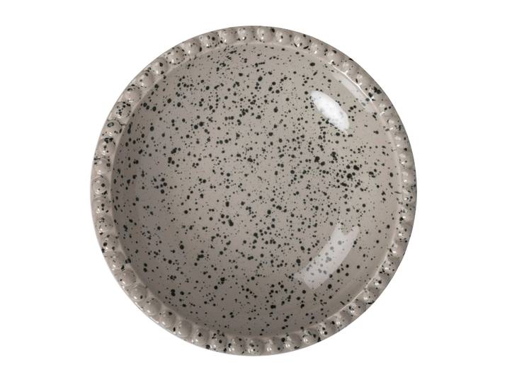 Sagaform Plat à service creux Ditte Gris-noir